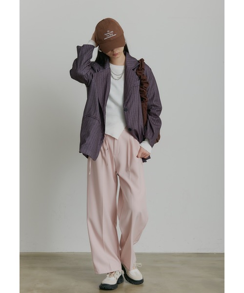 セール】全骨格対応！こなれ感と色気を両立。ハイウエストリボン