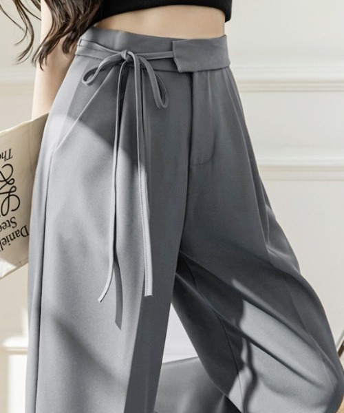 セール】全骨格対応！こなれ感と色気を両立。ハイウエストリボン