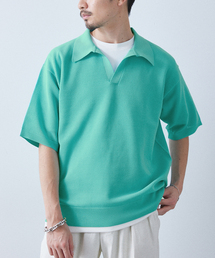 PEスキッパーニット