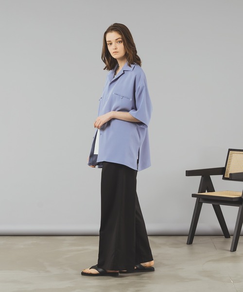 selle glant（セレグランテ）の「OPEN COLLAR WESTERN SHIRT/オープン
