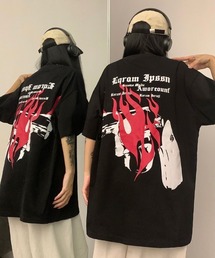 ストリートプリントロゴTシャツ