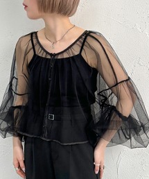 apres jour mignon | 2WAYチュールトップス【ZOZOTOWN限定アイテム】(シャツ/ブラウス)