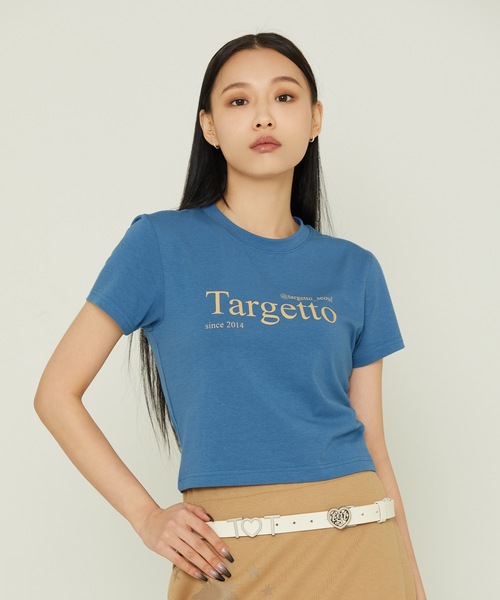 TARGETTO(ターゲット)の「【TARGETTO 】ベーシック スリム Tシャツ / BASIC SLIM TEE SHIRT(Tシャツ/カットソー・レディース・ブルー/ブラック/ホワイト・FREE)」の5枚目の写真