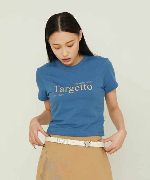 TARGETTO(ターゲット)の「【TARGETTO 】ベーシック スリム Tシャツ / BASIC SLIM TEE SHIRT(Tシャツ/カットソー・レディース・ブルー/ブラック/ホワイト・FREE)」の12枚目の写真