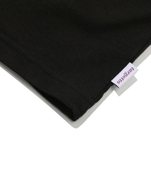 TARGETTO(ターゲット)の「【TARGETTO 】ベーシック スリム Tシャツ / BASIC SLIM TEE SHIRT(Tシャツ/カットソー・レディース・ブルー/ブラック/ホワイト・FREE)」の6枚目の写真