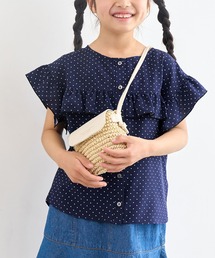 ROPE' PICNIC（ロペピクニック）の「ドット柄フリルディテールブラウス（シャツ/ブラウス・キッズ）」