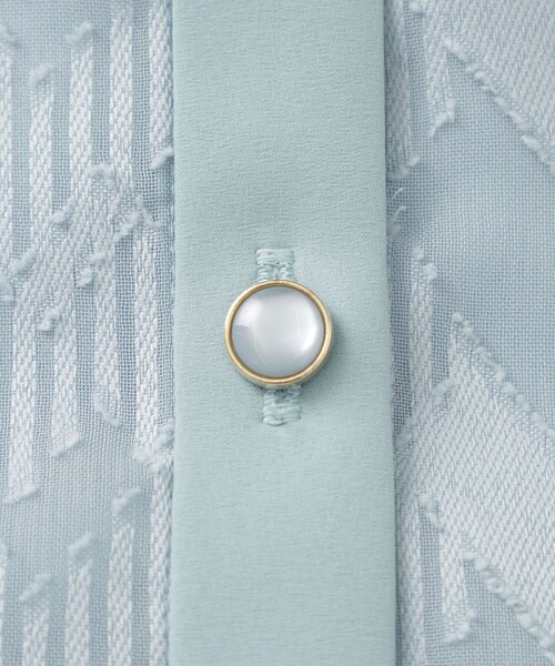 LOVELESS（ラブレス）の「シアージャカードドレス（ワンピース・レディース・ブルー/オフホワイト/ブラック・34/36）」の11枚目の写真