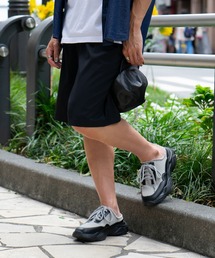 UNIIT | 【UNIIT/ユニット】 ポリエステルツイル ワイドシルエット ショートパンツ セットアップ対応可能アイテム イージーケア 吸水速乾(その他パンツ)