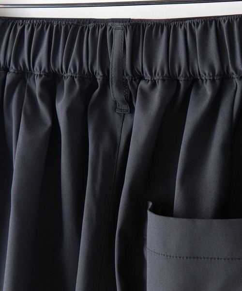UNIIT(ユニット)の「【UNIIT/ユニット】 ポリエステルツイル ワイドシルエット ショートパンツ セットアップ対応可能アイテム イージーケア 吸水速乾(その他パンツ・メンズ・ブルー系その他/ブラック・MEDIUM/LARGE)」の15枚目の写真