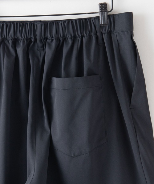 UNIIT(ユニット)の「【UNIIT/ユニット】 ポリエステルツイル ワイドシルエット ショートパンツ セットアップ対応可能アイテム イージーケア 吸水速乾(その他パンツ・メンズ・ブルー系その他/ブラック・MEDIUM/LARGE)」の16枚目の写真