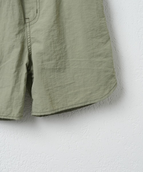 CIAOPANIC TYPY（チャオパニックティピー）の「【KIDS】配色ステッチスイムショーツ（水着・キッズ・ブラック/カーキ・S/L/XXL）」の8枚目の写真