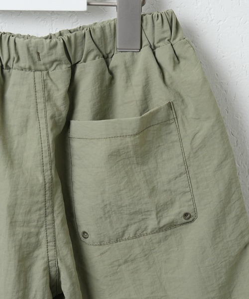 CIAOPANIC TYPY（チャオパニックティピー）の「【KIDS】配色ステッチスイムショーツ（水着・キッズ・ブラック/カーキ・S/L/XXL）」の11枚目の写真