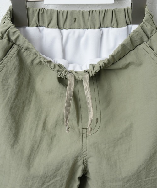 CIAOPANIC TYPY（チャオパニックティピー）の「【KIDS】配色ステッチスイムショーツ（水着・キッズ・ブラック/カーキ・S/L/XXL）」の6枚目の写真