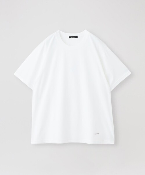 LOVELESS（ラブレス）の「【Safari12月号掲載】ハイゲージスムース Tシャツ（Tシャツ/カットソー・メンズ・ブラック/オフホワイト/ダークネイビー・S/M/L/XL）」の2枚目の写真