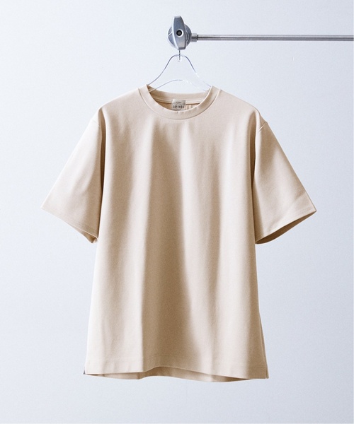 417 EDIFICE（フォーワンセブンエディフィス）の「《再入荷》【Made in Japan】コンパクトポンチ S/S クルーネック（Tシャツ/カットソー・メンズ・ブラック系その他/グレー/ブラック/カーキ/スカイブルー/ホワイト/ブルー系その他・SMALL/MEDIUM/LARGE/X-LARGE）」の4枚目の写真