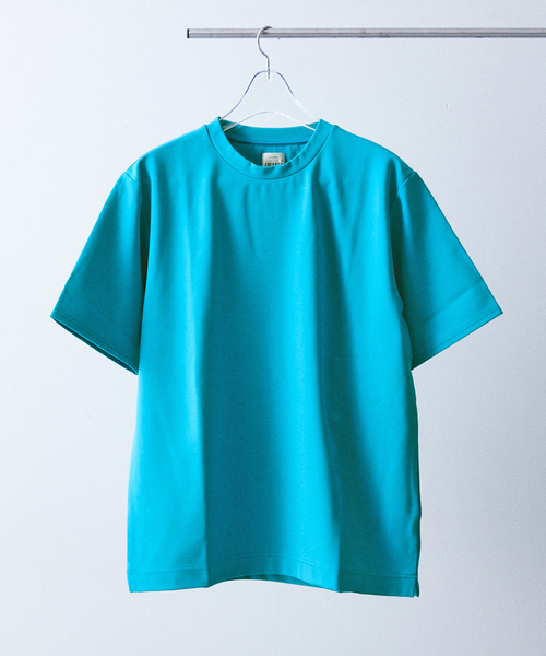 417 EDIFICE（フォーワンセブンエディフィス）の「《再入荷》【Made in Japan】コンパクトポンチ S/S クルーネック（Tシャツ/カットソー・メンズ・ブラック系その他/グレー/ブラック/カーキ/スカイブルー/ホワイト/ブルー系その他・SMALL/MEDIUM/LARGE/X-LARGE）」の6枚目の写真