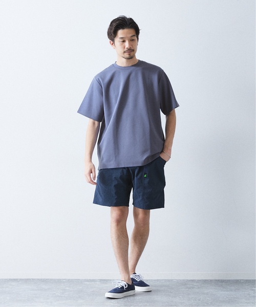 417 EDIFICE（フォーワンセブンエディフィス）の「《再入荷》【Made in Japan】コンパクトポンチ S/S クルーネック（Tシャツ/カットソー・メンズ・ブラック系その他/グレー/ブラック/カーキ/スカイブルー/ホワイト/ブルー系その他・SMALL/MEDIUM/LARGE/X-LARGE）」の8枚目の写真