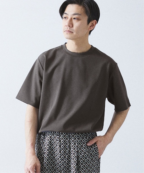 417 EDIFICE（フォーワンセブンエディフィス）の「《再入荷》【Made in Japan】コンパクトポンチ S/S クルーネック（Tシャツ/カットソー・メンズ・ブラック系その他/グレー/ブラック/カーキ/スカイブルー/ホワイト/ブルー系その他・SMALL/MEDIUM/LARGE/X-LARGE）」の21枚目の写真