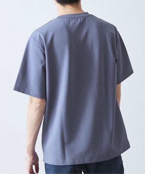 417 EDIFICE（フォーワンセブンエディフィス）の「《再入荷》【Made in Japan】コンパクトポンチ S/S クルーネック（Tシャツ/カットソー・メンズ・ブラック系その他/グレー/ブラック/カーキ/スカイブルー/ホワイト/ブルー系その他・SMALL/MEDIUM/LARGE/X-LARGE）」の17枚目の写真