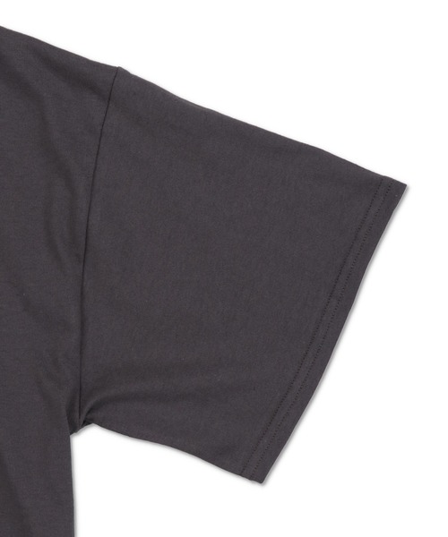 SPINNS（スピンズ）の「ダメージ加工 ウィングプリントデザイン 半袖ビッグTシャツ（Tシャツ/カットソー・レディース・ブラック/チャコール・ONESIZE）」の22枚目の写真