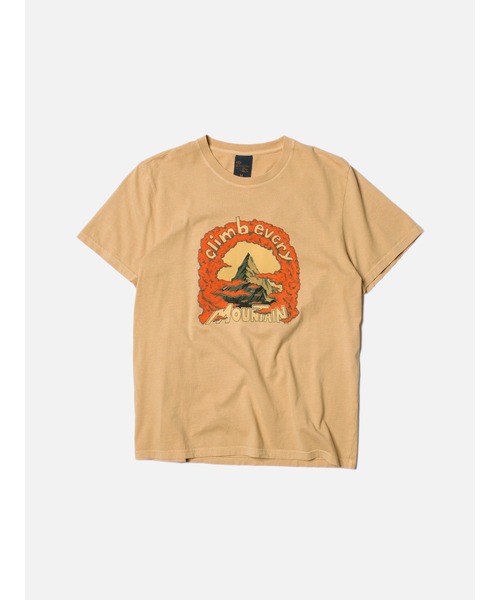 Nudie Jeans（ヌーディージーンズ）の「Roy Every Mountain Tシャツ（Tシャツ/カットソー・メンズ・ホワイト/ブラウン・LARGE/MEDIUM/X-SMALL/SMALL）」の12枚目の写真