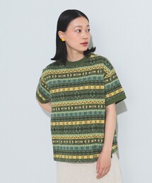 BEAMS BOY | BEAMS BOY / フェアアイル ジャガード ショートスリーブ(Tシャツ/カットソー)