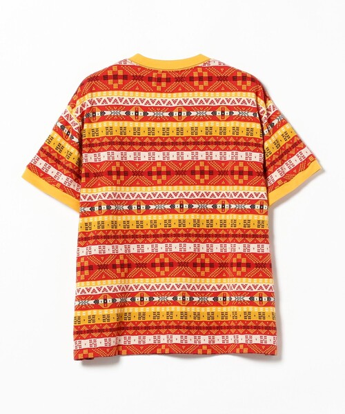 BEAMS BOY(ビームスボーイ)の「BEAMS BOY / フェアアイル ジャガード ショートスリーブ(Tシャツ/カットソー・レディース・オリーブ/ベージュ/レッド・ONE SIZE)」の17枚目の写真