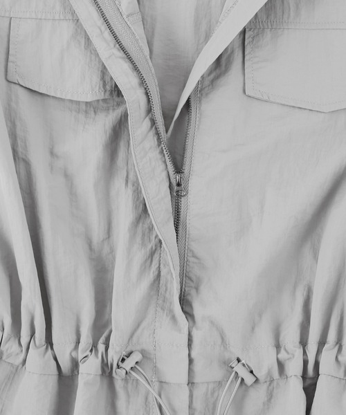 Figments（フィグメンツ）の「ショートスリーブロンパース（サロペット/オーバーオール・レディース・ブラック/グレー・FREE）」の15枚目の写真