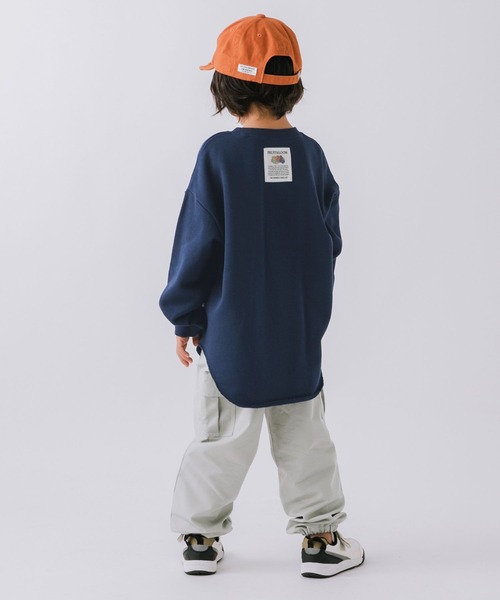 FRUIT OF THE LOOM（フルーツオブザルーム）の「【Fruit Of The Loom】別注スウェットプルオーバー（KIDS）（スウェット・キッズ・グレー/ネイビー/グリーン/ピンク・110cm/120cm/130cm/140cm）」の17枚目の写真