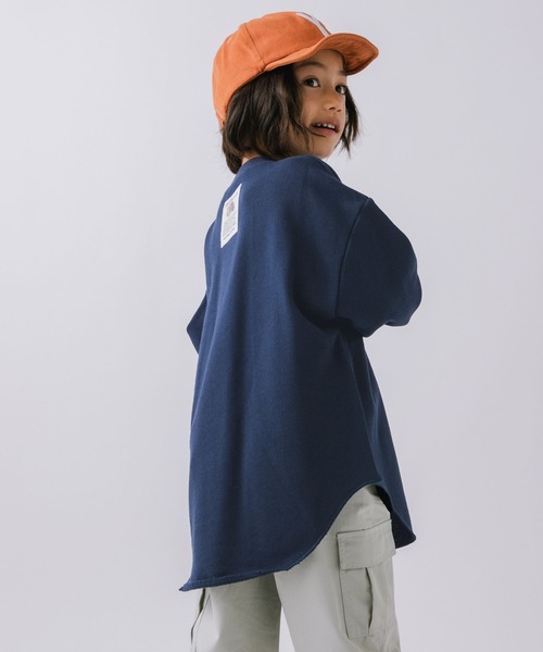 FRUIT OF THE LOOM（フルーツオブザルーム）の「【Fruit Of The Loom】別注スウェットプルオーバー（KIDS）（スウェット・キッズ・グレー/ネイビー/グリーン/ピンク・110cm/120cm/130cm/140cm）」の18枚目の写真