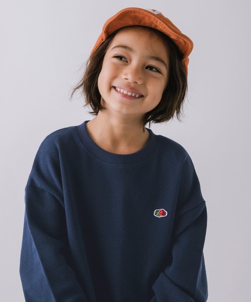 FRUIT OF THE LOOM（フルーツオブザルーム）の「【Fruit Of The Loom】別注スウェットプルオーバー（KIDS）（スウェット・キッズ・グレー/ネイビー/グリーン/ピンク・110cm/120cm/130cm/140cm）」の20枚目の写真