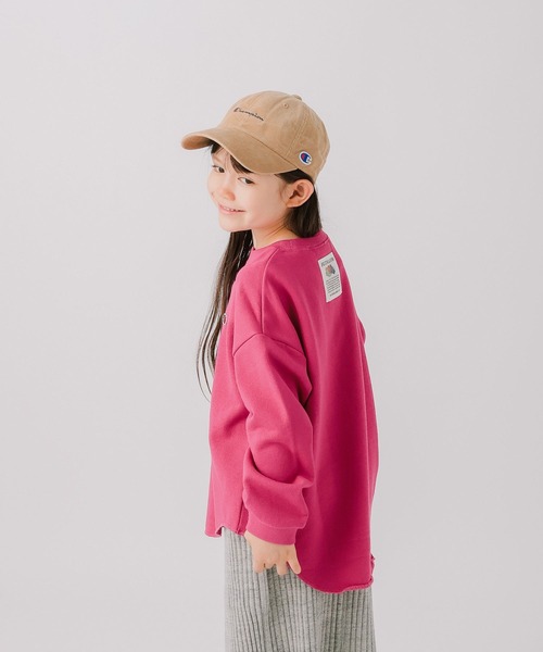 FRUIT OF THE LOOM（フルーツオブザルーム）の「【Fruit Of The Loom】別注スウェットプルオーバー（KIDS）（スウェット・キッズ・グレー/ネイビー/グリーン/ピンク・110cm/120cm/130cm/140cm）」の14枚目の写真