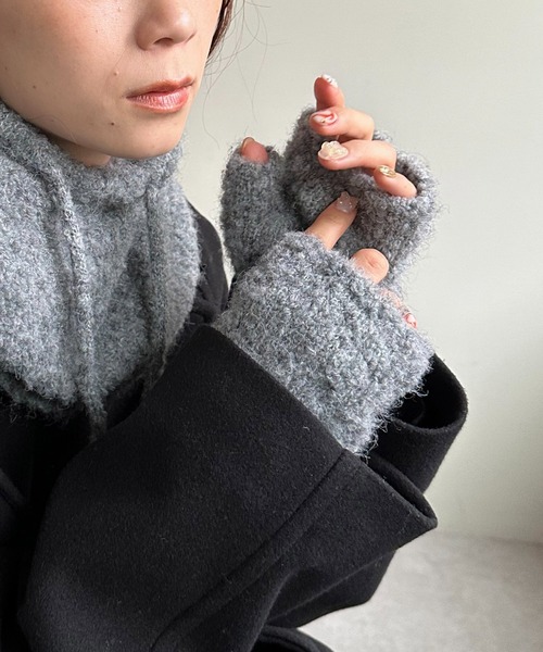 DISCOAT（ディスコート）の「ループヤーンメランジアームウォーマー