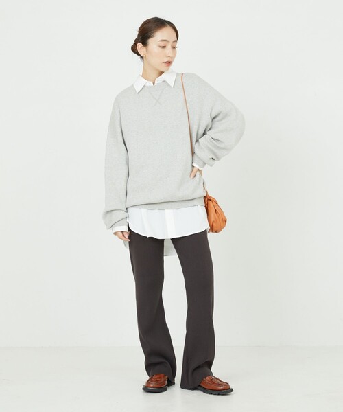 セール】限定展開 リブ フレア ニット パンツ（その他パンツ