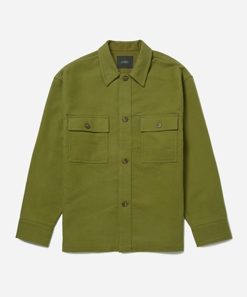 Saturdays NYC(サタデーズ ニューヨークシティ )の「Driessen Overshirt(シャツ/ブラウス・メンズ・ブラック/オリーブ・X-SMALL/L/M/S)」の2枚目の写真