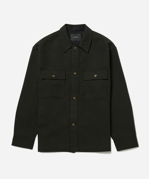 Saturdays NYC(サタデーズ ニューヨークシティ )の「Driessen Overshirt(シャツ/ブラウス・メンズ・ブラック/オリーブ・X-SMALL/L/M/S)」の4枚目の写真