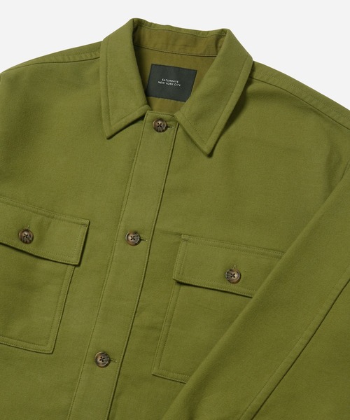 Saturdays NYC(サタデーズ ニューヨークシティ )の「Driessen Overshirt(シャツ/ブラウス・メンズ・ブラック/オリーブ・X-SMALL/L/M/S)」の10枚目の写真