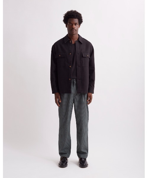 Saturdays NYC(サタデーズ ニューヨークシティ )の「Driessen Overshirt(シャツ/ブラウス・メンズ・ブラック/オリーブ・X-SMALL/L/M/S)」の12枚目の写真