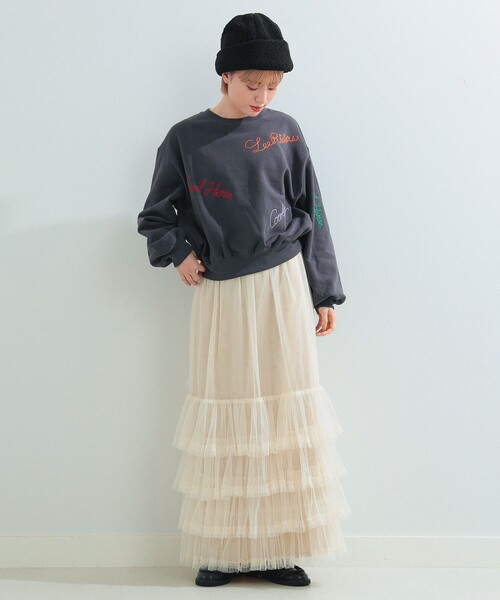 Ray BEAMS(レイビームス)の「CONTROL FREAK × Ray BEAMS / 別注 ボア ワッチキャップ(キャップ・レディース・オフホワイト/ブラック・ONE SIZE)」の4枚目の写真