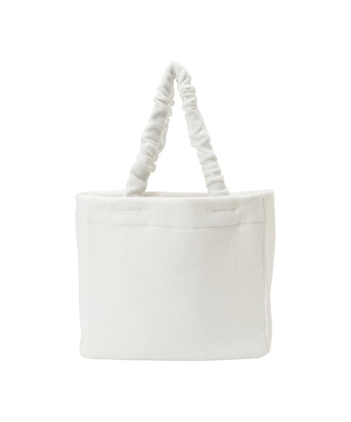 ANDGEEBEE（アンジービー）の「シャギートートバッグ（トートバッグ・レディース・ホワイト/ブラック・FREE）」の8枚目の写真