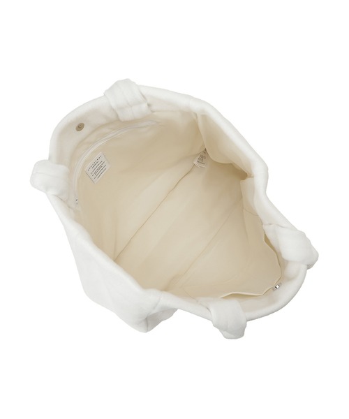 ANDGEEBEE（アンジービー）の「シャギートートバッグ（トートバッグ・レディース・ホワイト/ブラック・FREE）」の9枚目の写真