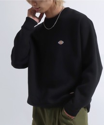 Dickies（ディッキーズ）の「Dickies（ディッキーズ）ワンポイントロゴ刺繍 スウェットトップス（裏起毛）/長袖 無地 プルオーバートレーナー/メンズ レディース（スウェット）」