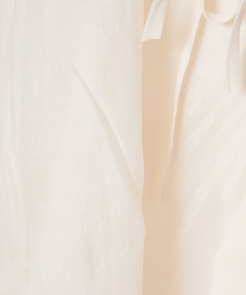 ▲Power shoulder blouse / パワショルブラウス リボントップス（シャツ/ブラウス）｜AO2（アオズ）