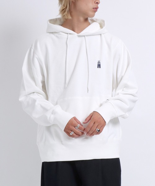 Lee(リー)の「Lee(リー)オーバーオール ワンポイントロゴ ミニワッペン スウェットトレーナーパーカー/プルオーバーフーディー/長袖/無地(パーカー・メンズ・ホワイト/ネイビー/グレー/ブルー/オレンジ系その他・XL/L/M)」の21枚目の写真