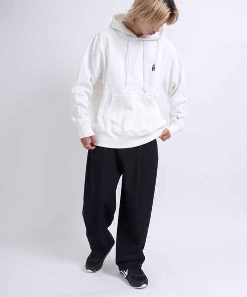 Lee(リー)の「Lee(リー)オーバーオール ワンポイントロゴ ミニワッペン スウェットトレーナーパーカー/プルオーバーフーディー/長袖/無地(パーカー・メンズ・ホワイト/ネイビー/グレー/ブルー/オレンジ系その他・XL/L/M)」の22枚目の写真