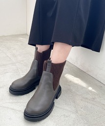 GeeRA | リブニットソックスブーツ(ブーツ)