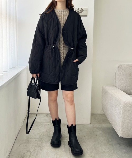 GeeRA（ジーラ）の「リブニットソックスブーツ（ブーツ・レディース・ブラック/グレー・X-LARGE/LARGE/SMALL/MEDIUM）」の4枚目の写真