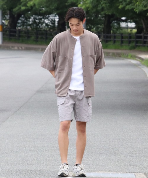 ARCHIVER（アーカイバ）の「【Bl】 [IZU] カーゴショートパンツ（カーゴパンツ・メンズ・カーキ/グレー/ベージュ・MEDIUM/X-LARGE/LARGE）」の4枚目の写真