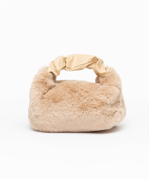 ZAKKA-BOX（ザッカボックス）の「フェイクファーワンハンドルバッグ（ハンドバッグ・レディース・ブラック/ライトベージュ/グレー系その他・FREE）」の20枚目の写真