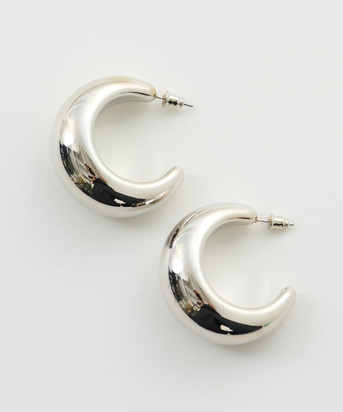 THE PAUSE（ザ ポーズ）の「【THE PAUSE】ラウンドボリュームピアス（ピアス（両耳用）・レディース・シルバー/ゴールド・FREE）」の5枚目の写真